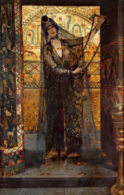Salammbo, 1886. af Georges Antoine Rochegrosse