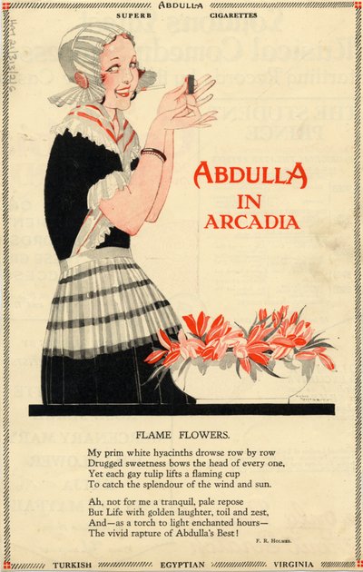 Abdulla Cigaretter, 1920