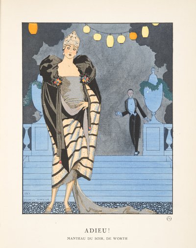 Adieu, fra en samling af modeplader af Georges Barbier