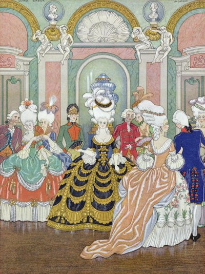Ballroom Scene, illustration fra 