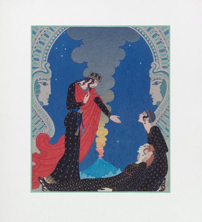 Empedokles, formodet gud. Empedokles, formodet Gud af Georges Barbier