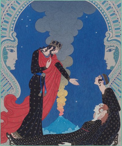 Empedokles, formodet gud. Empedokles, formodet Gud af Georges Barbier