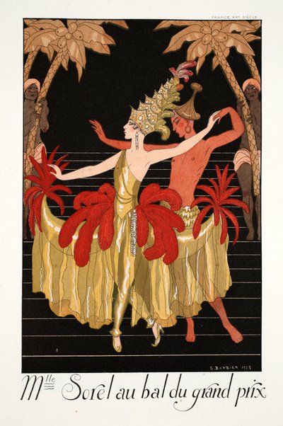 Miss Sorel ved Grand Prix Ball, fra 