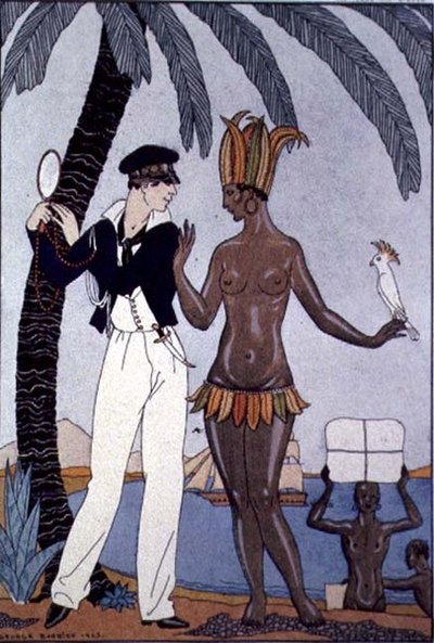 Den smukke indfødte af Georges Barbier