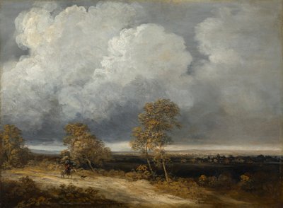 Landskab med en rytter af Georges Bernard Michel