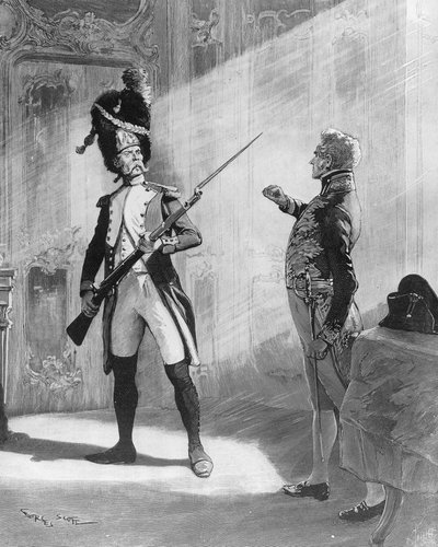 Flambeau og Klemens von Metternich, illustration til stykket "L