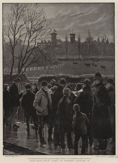Half Mast High, Dawn at Osborne, 23. januar af Georges Bertin Scott