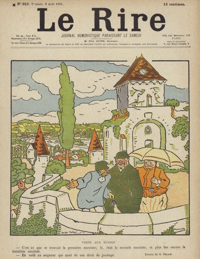 Illustration til Le Rire af Georges Delaw