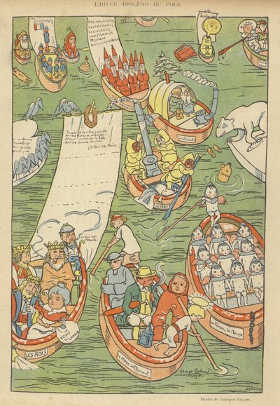 Illustration til Le Rire af Georges Delaw