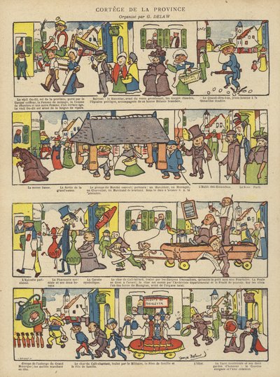 Illustration til Le Rire af Georges Delaw
