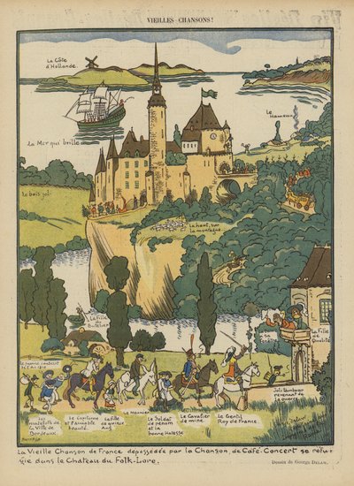 Illustration til Le Rire af Georges Delaw