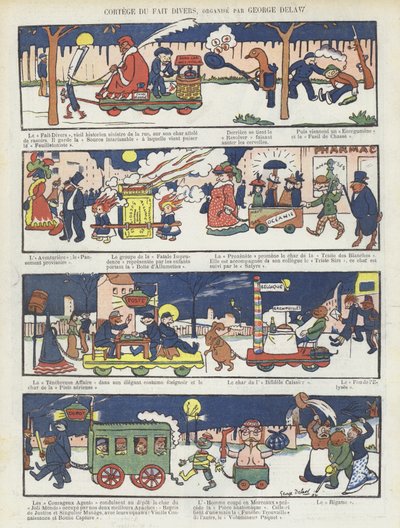 Illustration til Le Rire af Georges Delaw