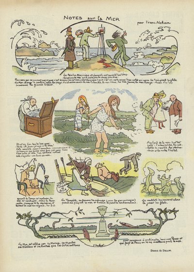 Illustration til Le Rire af Georges Delaw