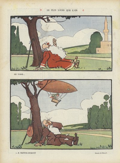 Illustration til Le Rire af Georges Delaw