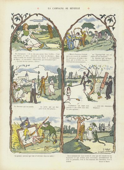 Illustration til Le Rire af Georges Delaw