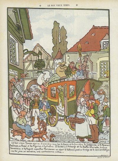 Illustration til Le Rire af Georges Delaw