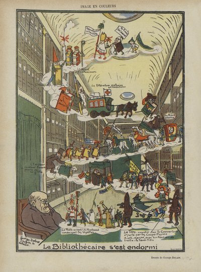 Illustration til Le Rire af Georges Delaw