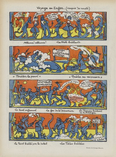 Illustration til Le Rire af Georges Delaw