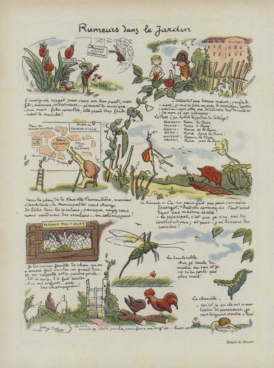 Illustration til Le Rire af Georges Delaw