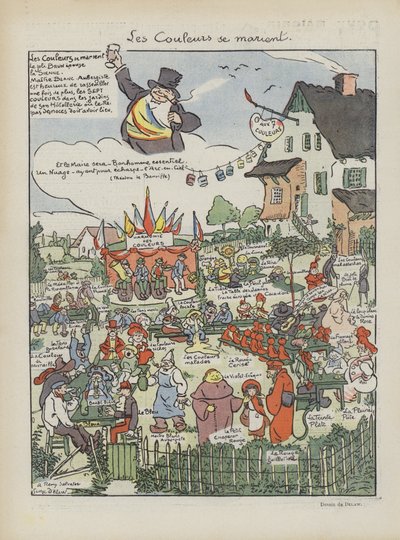Illustration til Le Rire af Georges Delaw