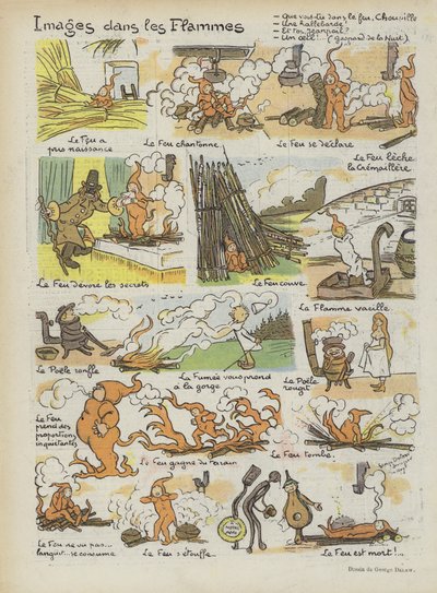 Illustration til Le Rire af Georges Delaw