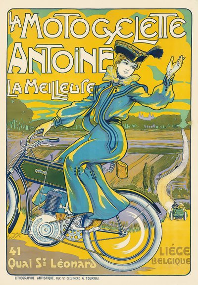 Antoine motorcyklen. af Georges Gaudy