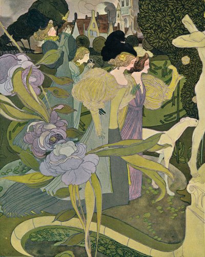 The Gardens of Armide, c1888-1898, 1898 af Georges Joseph van Sluijters