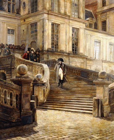 Napoleons abdikation, ca. 1890-1899 af Georges Jules Auguste Cain