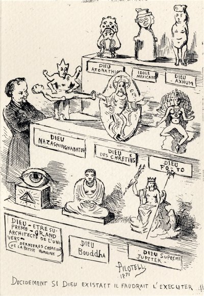 Pilotell, ""Hvis gud eksisterede, skulle den henrettes" af Georges Labadie Pilotell