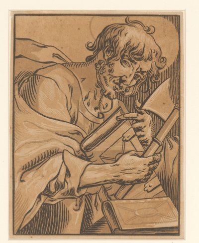 Apostlen Matthias Kristus og de tolv apostle (serietitel) af Georges Lallemand