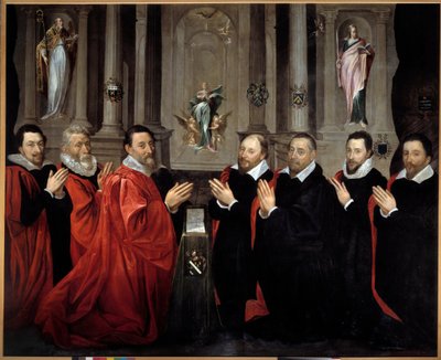 Købmændenes og echevinernes prævot i byen Paris i 1611. Maleri af Georges Lallemant (1575-1635) af Georges Lallemand