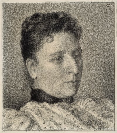 Portrait of Anna Boch af Georges Lemmen