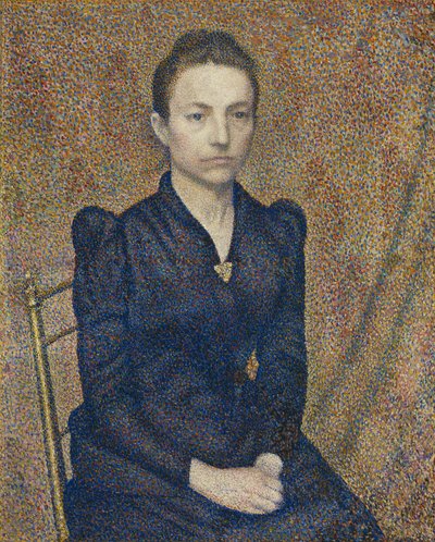 Portræt af kunstnerens søster, 1891 af Georges Lemmen