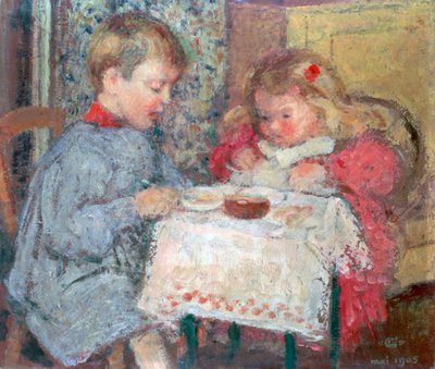 The Dolls Dinner Party, 1905 af Georges Lemmen