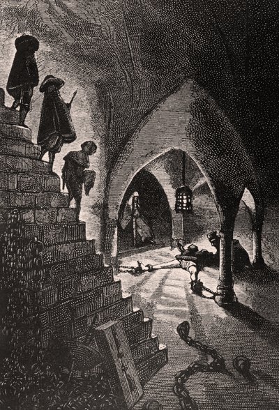 La Cave Pénale - illustration fra L