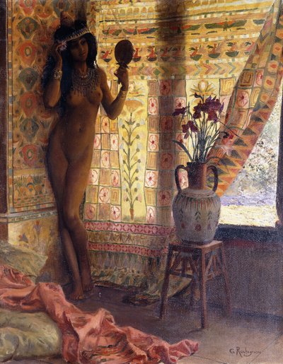 Spejlet; Spejlet, af Georges Marie Rochegrosse