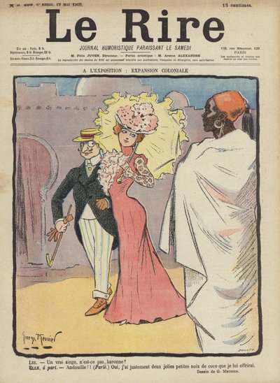 Illustration til Le Rire af Georges Meunier