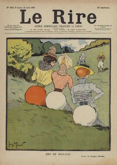 Illustration til Le Rire af Georges Meunier