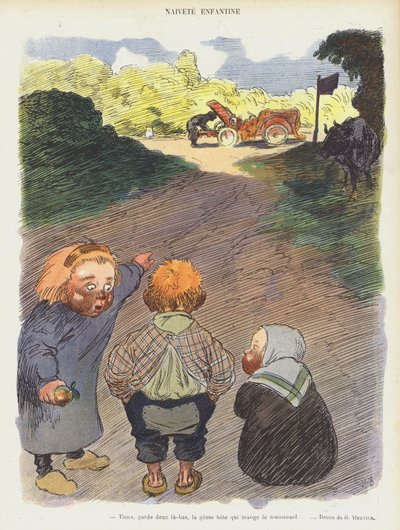 Illustration til Le Rire af Georges Meunier