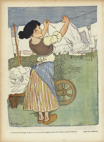 Illustration til Le Rire af Georges Meunier