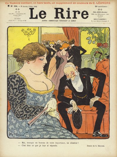 Illustration til Le Rire af Georges Meunier