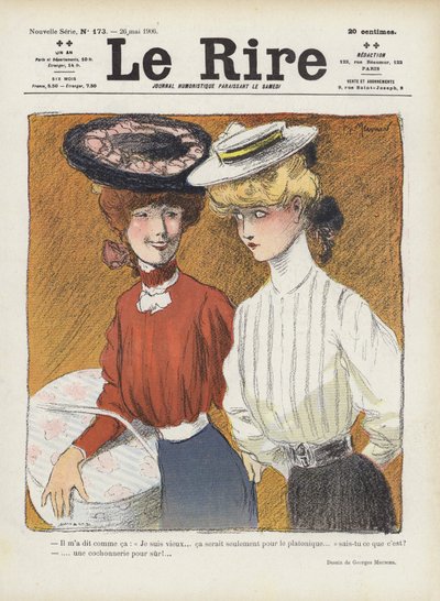 Illustration til Le Rire af Georges Meunier