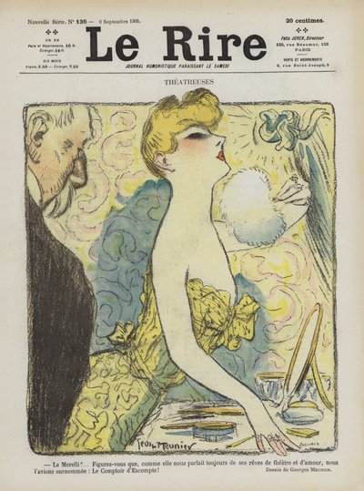 Illustration til Le Rire af Georges Meunier