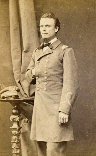 Løjtnant John Grimball (1840-1922) fra C.S.S. Shenandoah, Konføderationens flåde (A) af Georges Penabert
