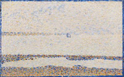 Strand ved Gravelines af Georges Pierre Seurat
