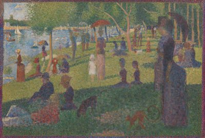 Studie til En søndag på La Grande Jatte, 1884. af Georges Pierre Seurat