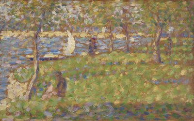 Studie til "La Grande Jatte" af Georges Pierre Seurat