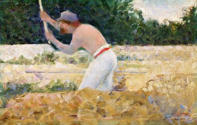 The Stone Breaker, ca. 1882 (olie på panel) af Georges Pierre Seurat
