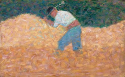 Stenbryderen, ca. 1882. af Georges Pierre Seurat