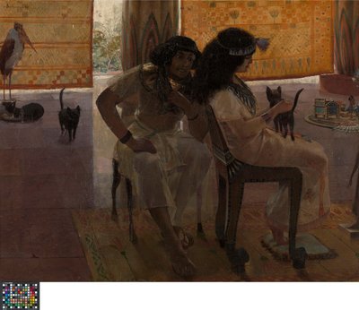 Faraonernes tidsalder af Georges Rochegrosse